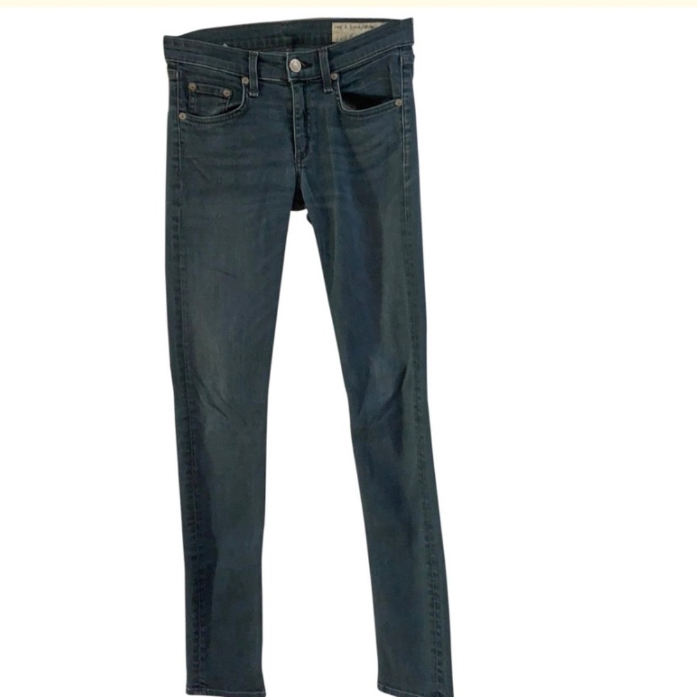 Rag and Bone steel skinny jeans